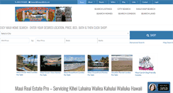 Desktop Screenshot of easymauirealestate.com